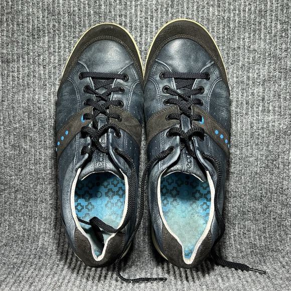 Ecco Street Premiere Golf Shoes Men's Size 10 Marine Grey Leather 03918456498 - Picture 11 of 12